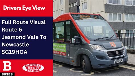 DEV FULL ROUTE VISUAL Nexus Bus Route 6 Jesmond Vale To Newcastle