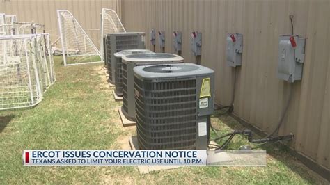 Ercot Asks Texans To Conserve Electricity Use For Thursday Youtube