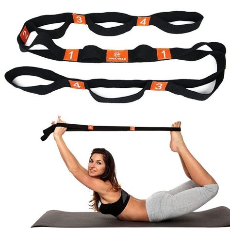 Procircle Multi Grip Stretch Strap Yoga Exercise Flexibility Stretching