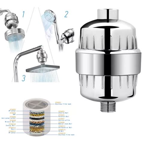 SYST ME DE FILTRATION D Eau De Douche 20 Tages Pour Profiter Des