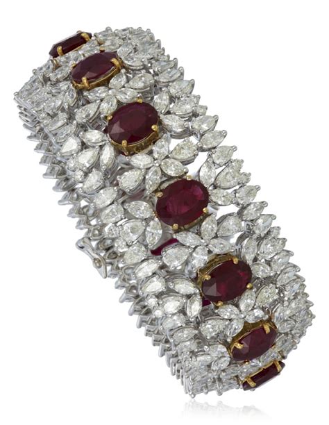 Ruby And Diamond Bracelet Christies