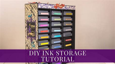 Diy Ink Storage Tutorial By Maria Smeshkova For Graphic Ink Pad