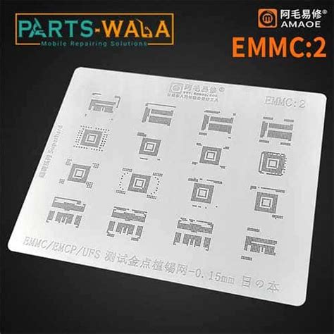 Amaoe Bga Reballing Stencil Emmc For Android Hard Disk Emmc Emcp Ufs