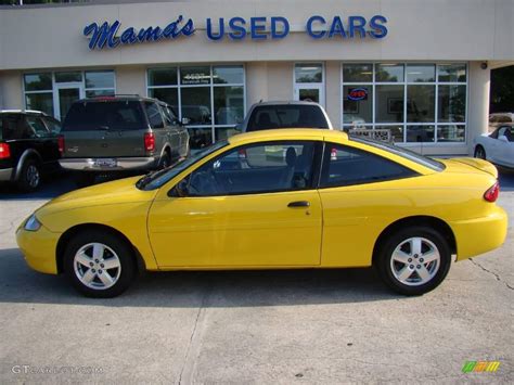 2004 Rally Yellow Chevrolet Cavalier Ls Coupe 14160344