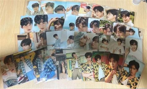 ASTRO CHA EUNWOO Cartes Photo Ensemble Complet Magazine Livre Photo