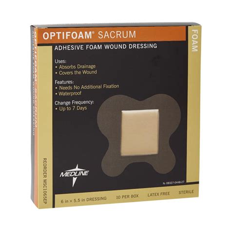 Optifoam Sacral Adhesive Foam Dressing Optifoam Sacral Dressing