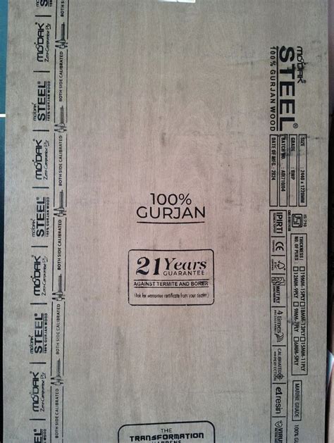 Modak Steel Gurjan Plywood Board For Furniture At Sq Ft In Hyderabad