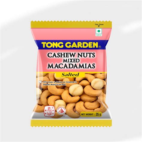 Tong Garden Cashew Nuts Mixed Macadamias Salted 35G Shopee Philippines