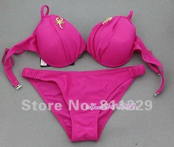 Aliexpress Free Shipping Sexy Padded Scorpion Bikini Swimwear Swimsuit Size M L Su