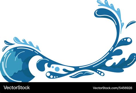 Wave frame Royalty Free Vector Image - VectorStock