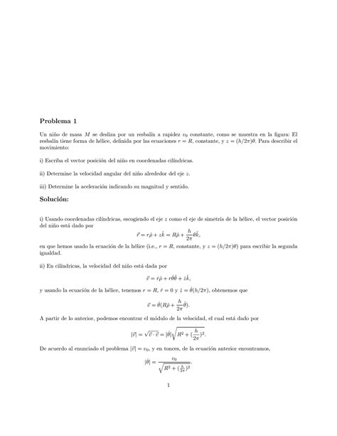 Ejercicios resueltos sección 1 estática y dinámica 2010 pdf