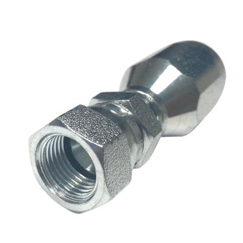 Conector Recto Reusable Rosca Jic Flare Hembra Manguera