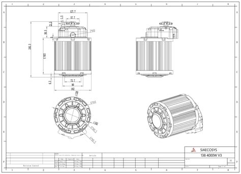 QSMOTOR Moteur QS138 4kW 90H V3 réduction 1 2 35 AEV Motorz