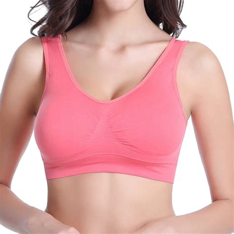 Peaskjp High Impact Sports Bras For Women Underwear Plus Up Casual Vest