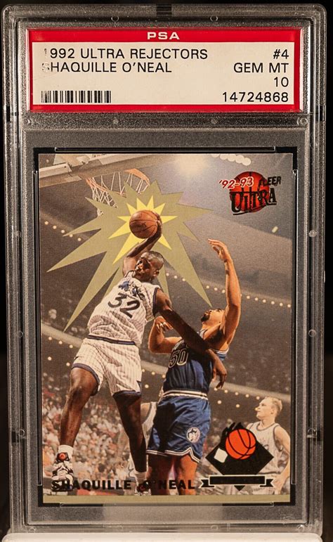 14724868 SHAQUILLE O NEAL SHAQ 1992 Fleer Ultra Rejector RC Rookie HOF