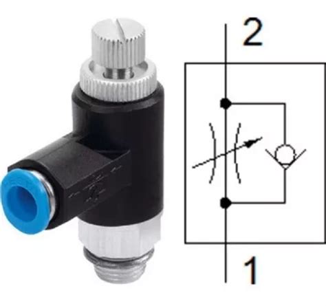 V Lvula Reguladora De Flujo Festo Grla Qs Rs B Env O Gratis