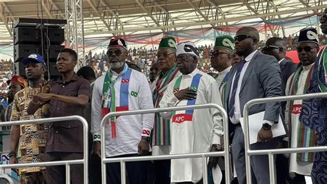 Apc Presidential Campaign Rally In Uyo Moment Tinubu Entered The Venue