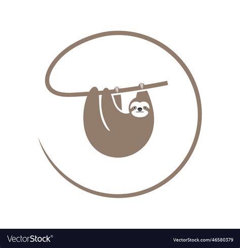 Sloth Royalty Free Vector Image - VectorStock