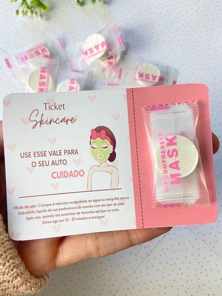 Card Mascara Facial Comprimida Elo7 Produtos Especiais