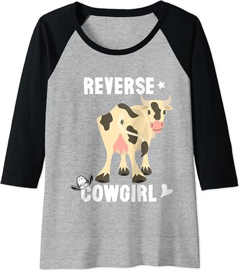 Womens Reverse Cowgirl Shirt Funny T Shirts For Women Adult Humor