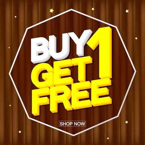 Premium Vector Buy Get Free Sale Poster Design Template Special