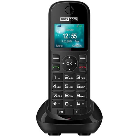 Telefon Mobil Single Sim Maxcom Comfort Mm D Black World Comm The