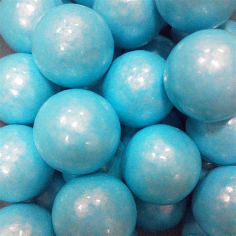 Pearl Blue Color Splash Gumballs 2lb Bulk