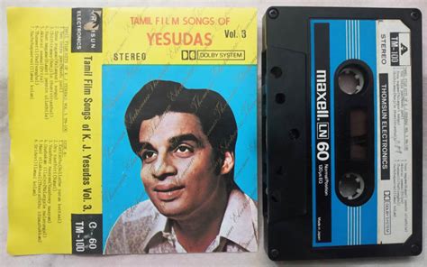 Tamil Film Songs Of Kjyesudas Vol 3 Tamil Film Songs Audio Cassette Tamil Audio Cd Tamil