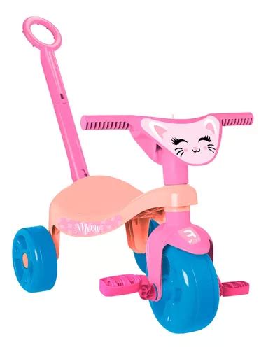 Triciclo Infantil Velotrol Gata Rosa Menina Crian A Tchuco Mercadolivre