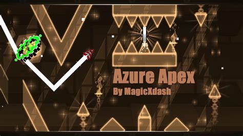 Geometry Dash Azure Apex By MagicXdash Harder 6 All Coins YouTube