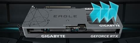 GIGABYTE GeForce RTX 4060 Ti EAGLE 8G Graphics Card 3x WINDFORCE Fans