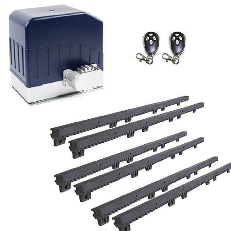 Aleko Slide Single Automatic Gate Opener Kit 55 Ft 1400 Lb Opacity