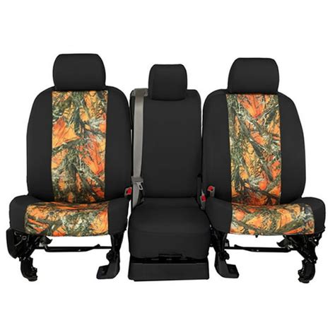 CalTrend Front 40/20/40 Split Bench TRUETIMBER Seat Covers for 2019-2023 Chevy/GMC Silverado ...