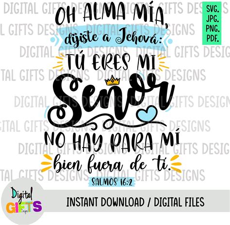 Salmo Dise O Svg Png Shirt Design Silhouette Cricut Cut