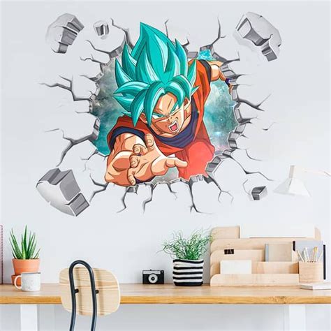 Sticker Mural D Super Goku Saiyan