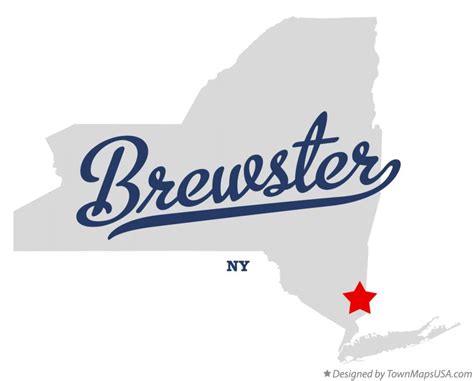 Map of Brewster, NY, New York