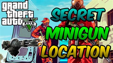 Gta V Secret Minigun Location For Riflegaming By Defroesdesign On