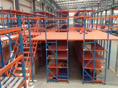 Heavy Duty Steel Structure Mezzanine Floor Platform For Industrial