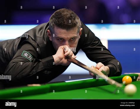 Mark Selby In Action Against Robert Milkins During Day Four Of The Mrq