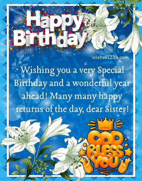 120 Birthday Wishes For Sister Birthday Wishes For Elder Sister