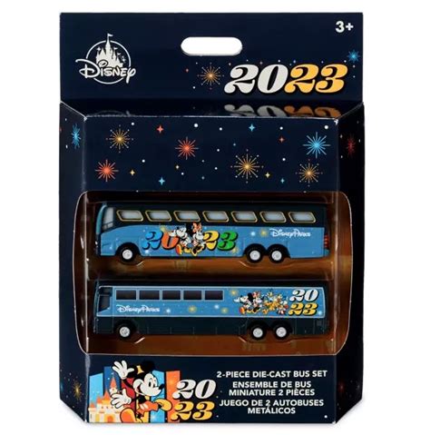 Disney Die Cast Bus Set - 2023 Mickey & Friends - Disney Parks