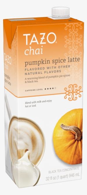 Tazo Chai Pumpkin Spice Latte 32oz Tazo Chai Free Transparent Png