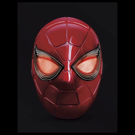 Marvel Legends Series Spider Man Iron Spider Electronic Helmet With