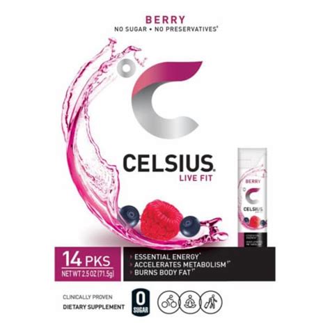 Celsius® Live Fit Berry Workout Supplement 14 Ct Harris Teeter