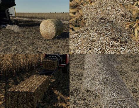 Corn Soybean Straw Bales Fs Mod Mod For Farming Simulator