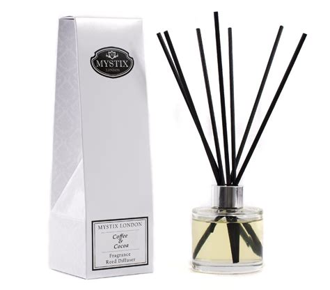 Coffee And Cocoa Fragrance Oil Reed Diffuser Mystic Moments Uk