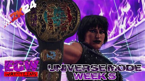 ECW 2K24 Universe Mode Week 5 ECW Wwe2k24 Wwe2k24universemode