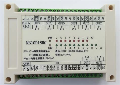 Giri K 10 Kanal A K 8 Kanall R Le K ModuleRS485 MODBUS RTU Ileti Im