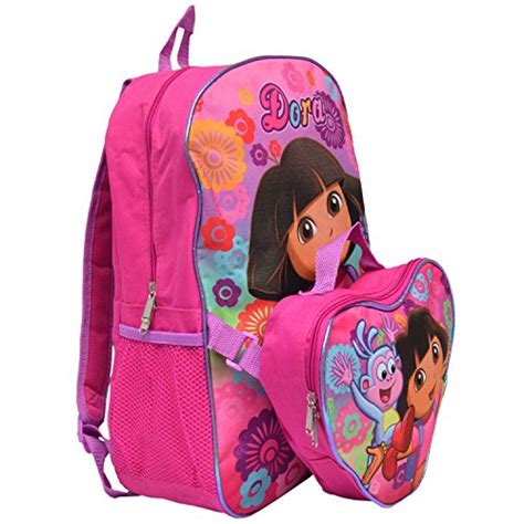 Nickelodeon Dora The Explorer Heart Backpack And Lunch Bag Set Buy