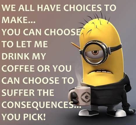 Minion on Twitter | Minions, Coffee humor, Minions funny